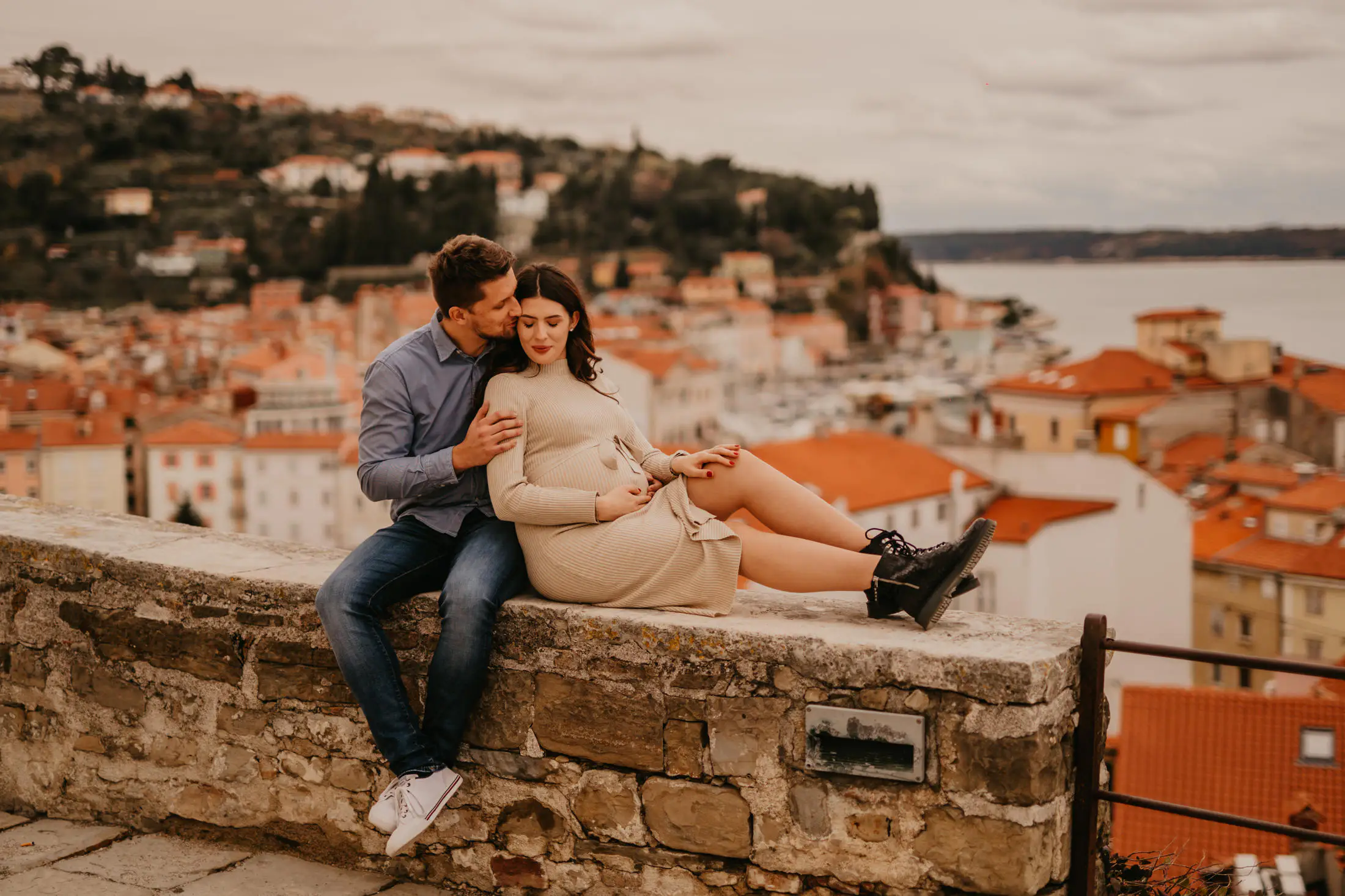 Nosečniško fotografiranje v naravi Jan in Eva Stories